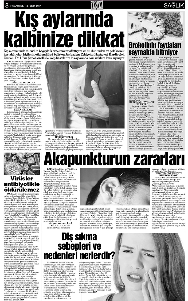 18 Aralık 2017 Yeni Meram Gazetesi