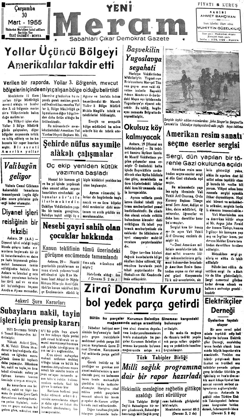 30 Mart 2018 Yeni Meram Gazetesi