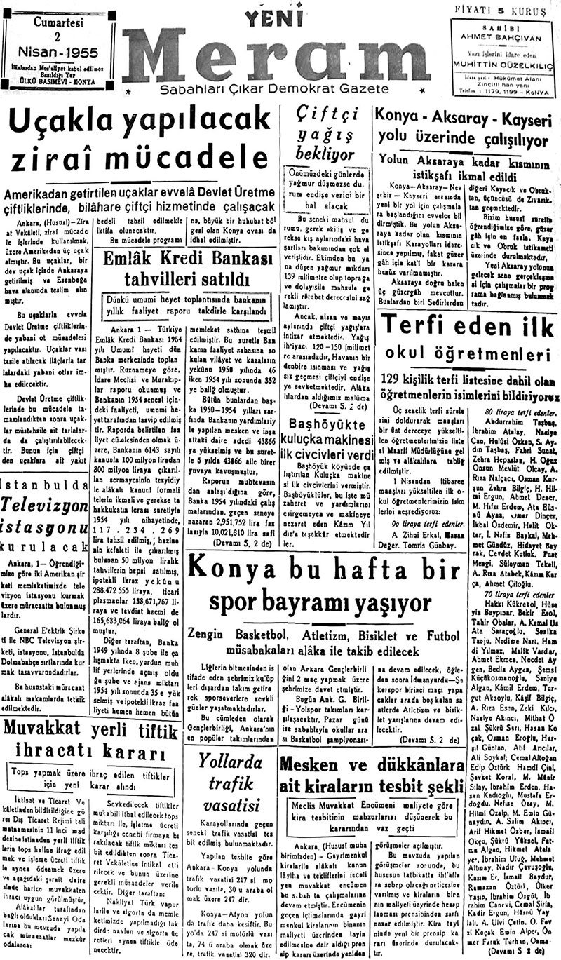 2 Nisan 2018 Yeni Meram Gazetesi