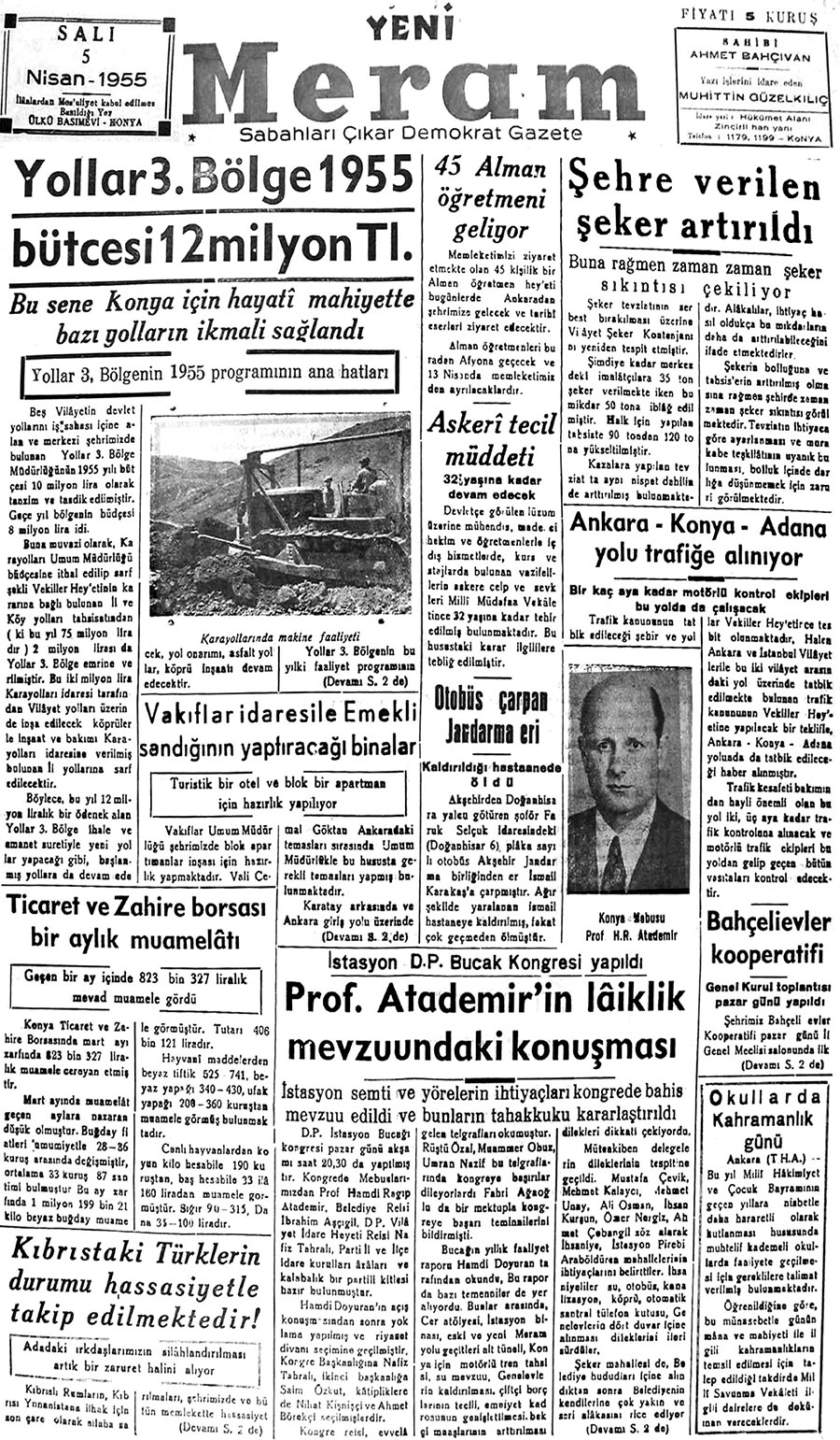 5 Nisan 2018 Yeni Meram Gazetesi