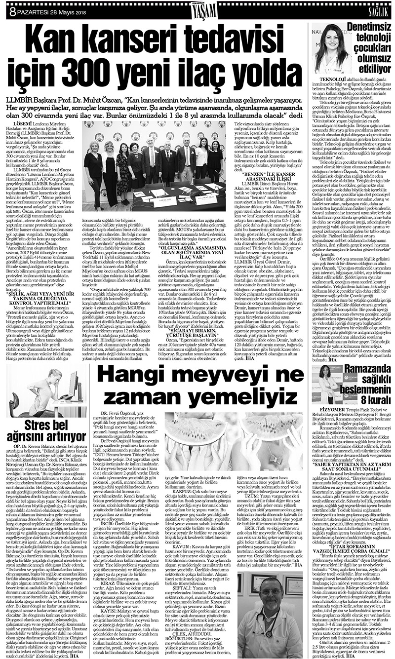 28 Mayıs 2018 Yeni Meram Gazetesi