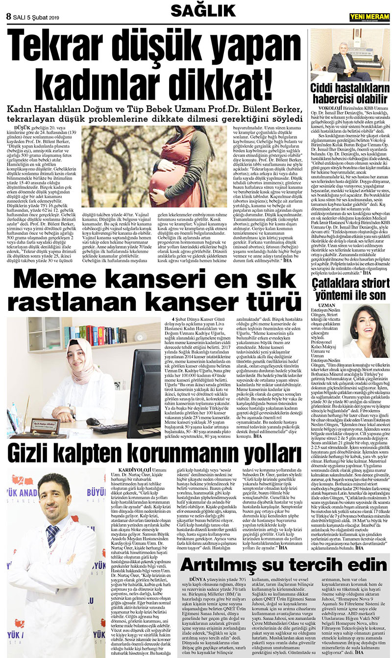 5 Şubat 2019 Yeni Meram Gazetesi