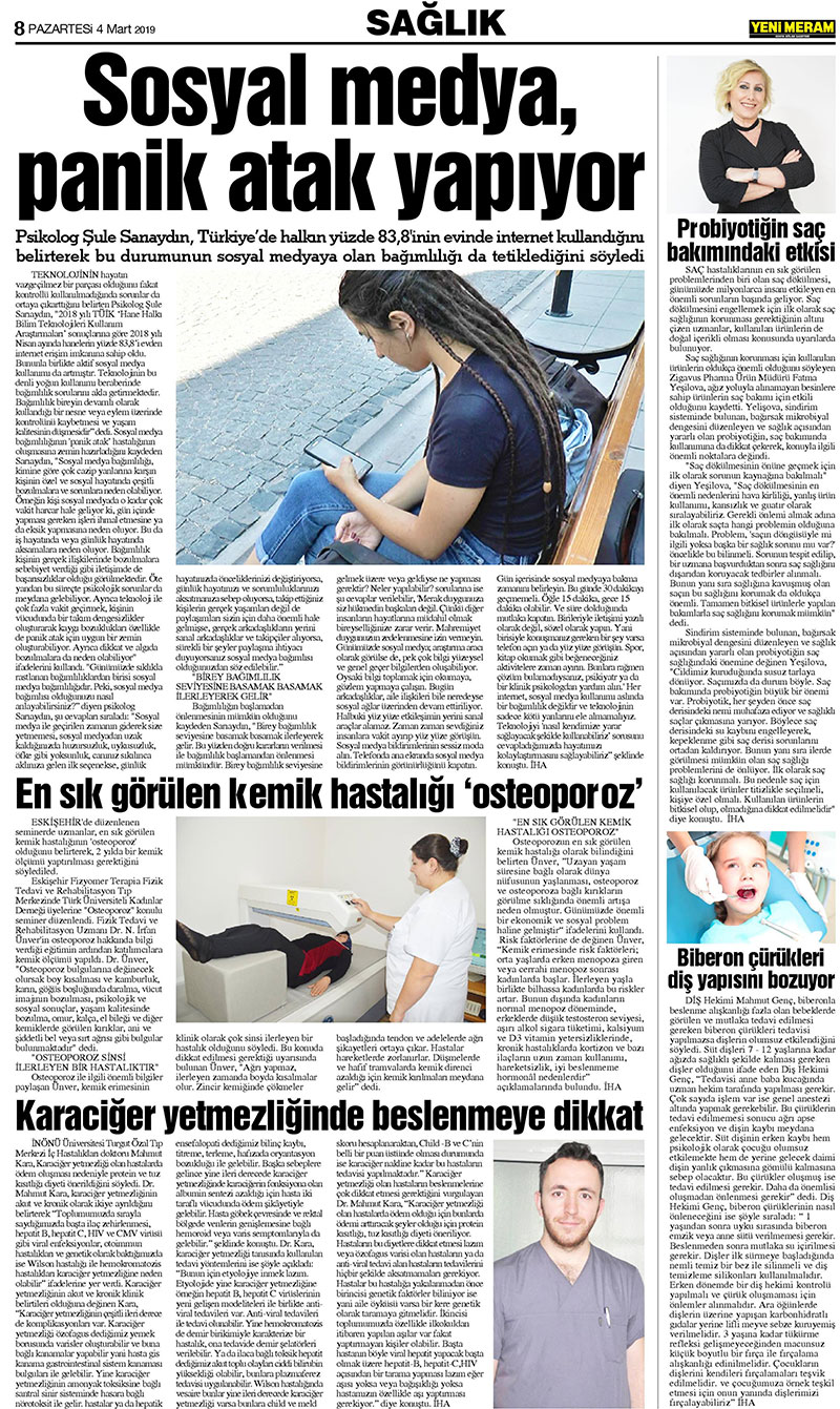 4 Mart 2019 Yeni Meram Gazetesi