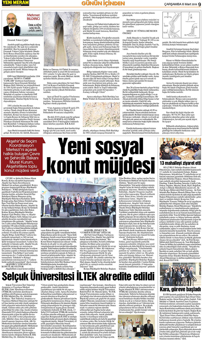 6 Mart 2019 Yeni Meram Gazetesi