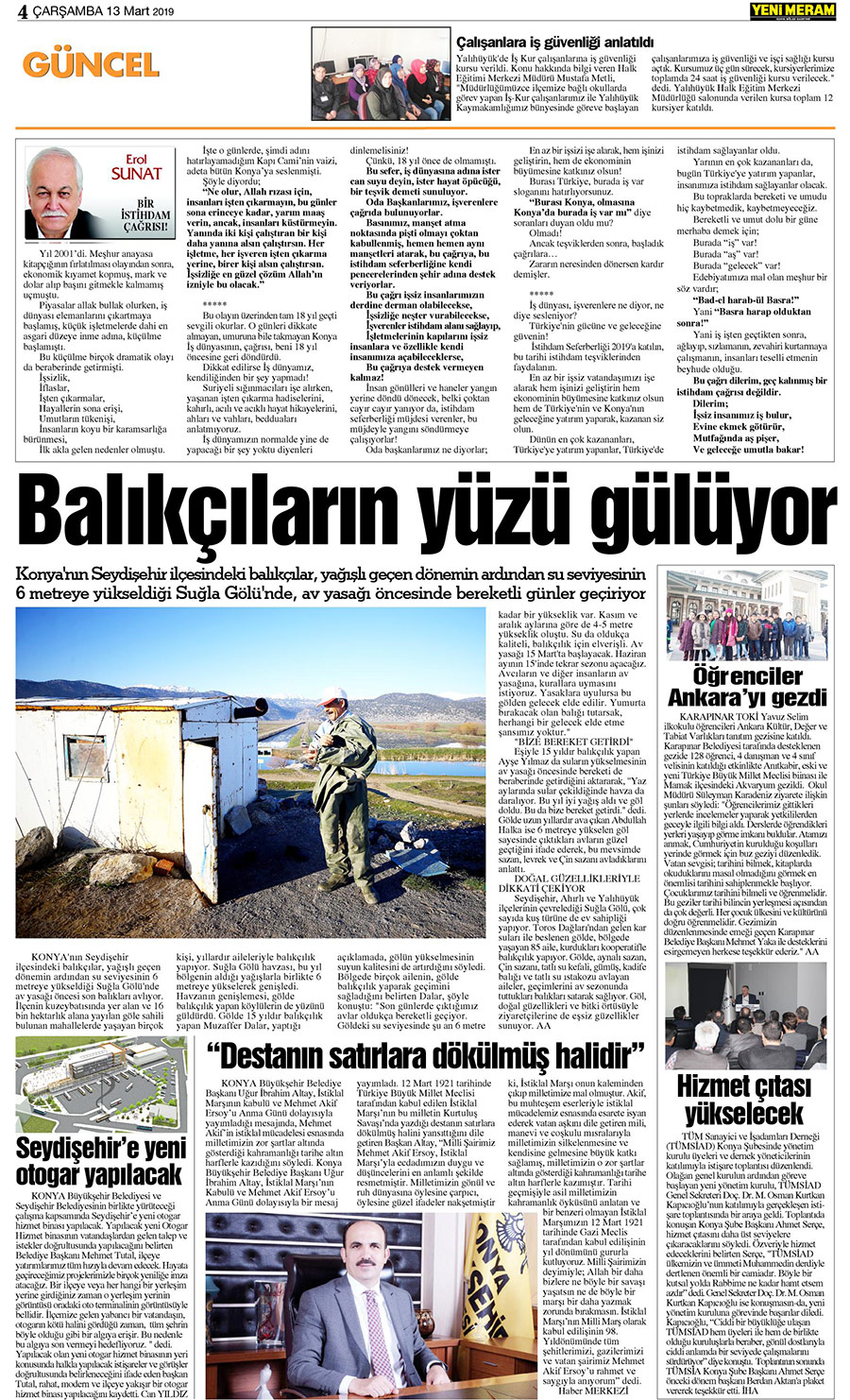 13 Mart 2019 Yeni Meram Gazetesi