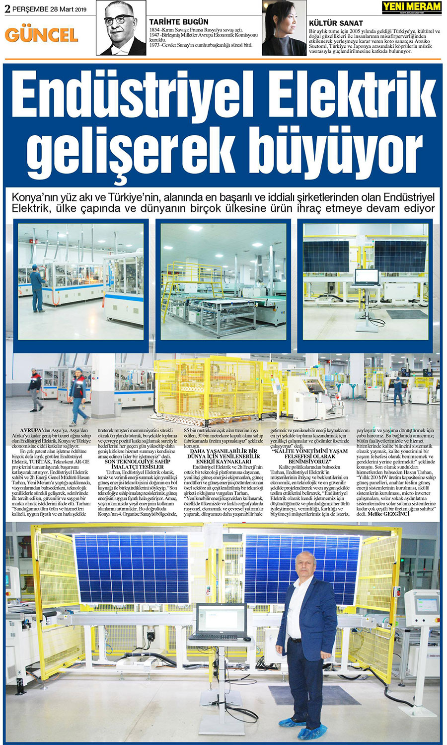 28 Mart 2019 Yeni Meram Gazetesi