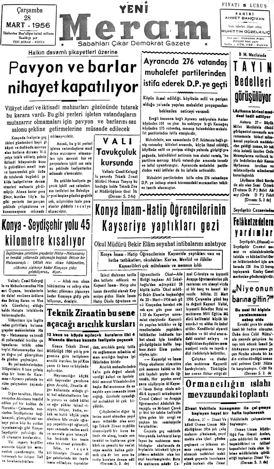 28 Mart 2019 Yeni Meram Gazetesi