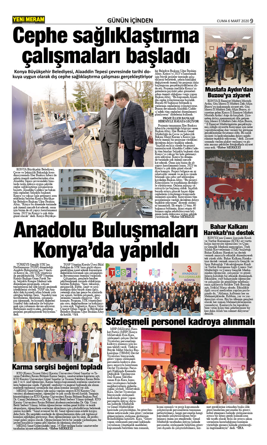 6 Mart 2020 Yeni Meram Gazetesi