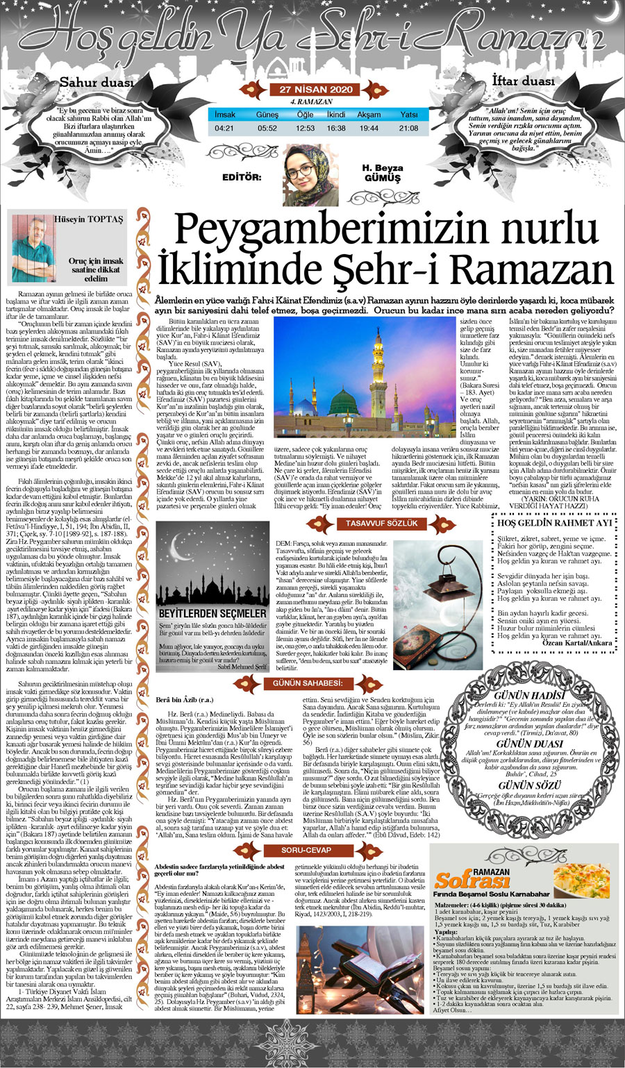 27 Nisan 2020 Yeni Meram Gazetesi