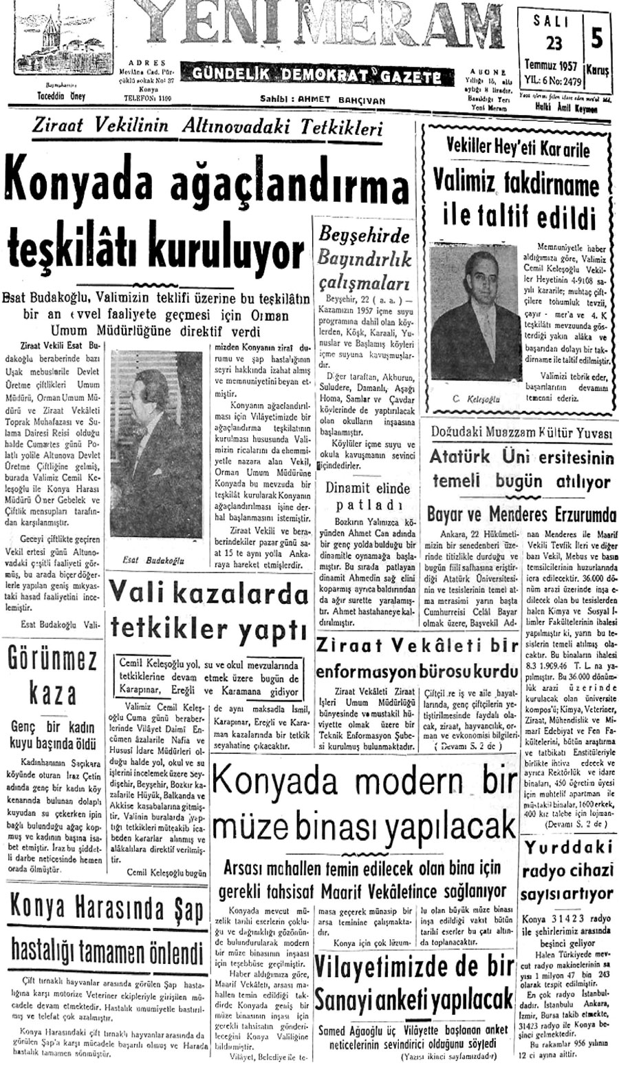 23 Temmuz 2020 Yeni Meram Gazetesi