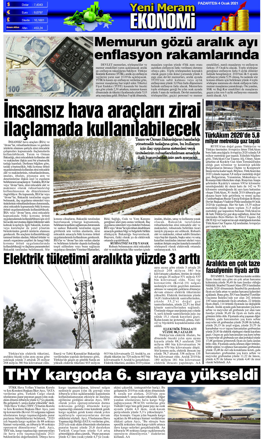 4 Ocak 2021 Yeni Meram Gazetesi