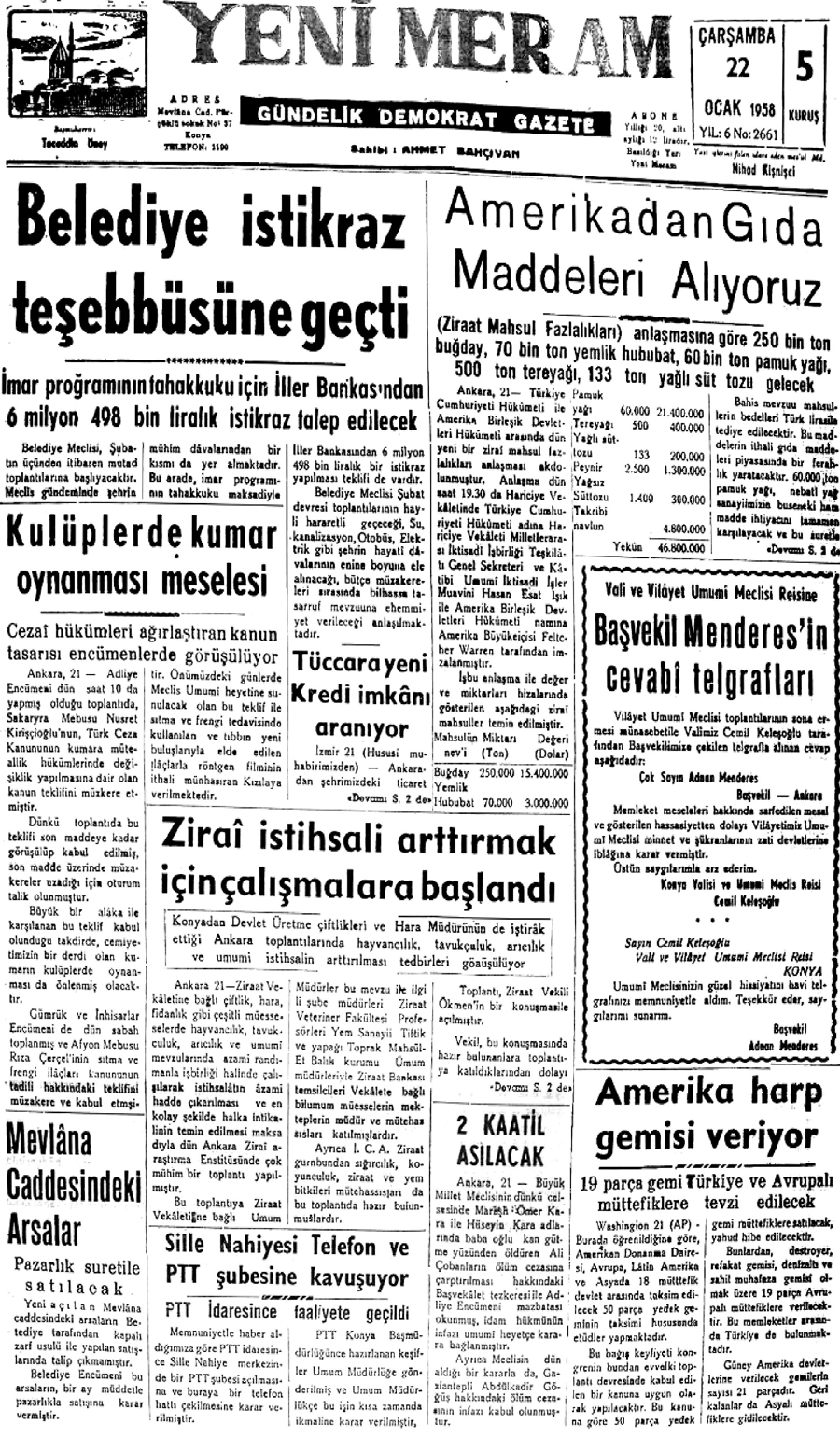 22 Ocak 2021 Yeni Meram Gazetesi