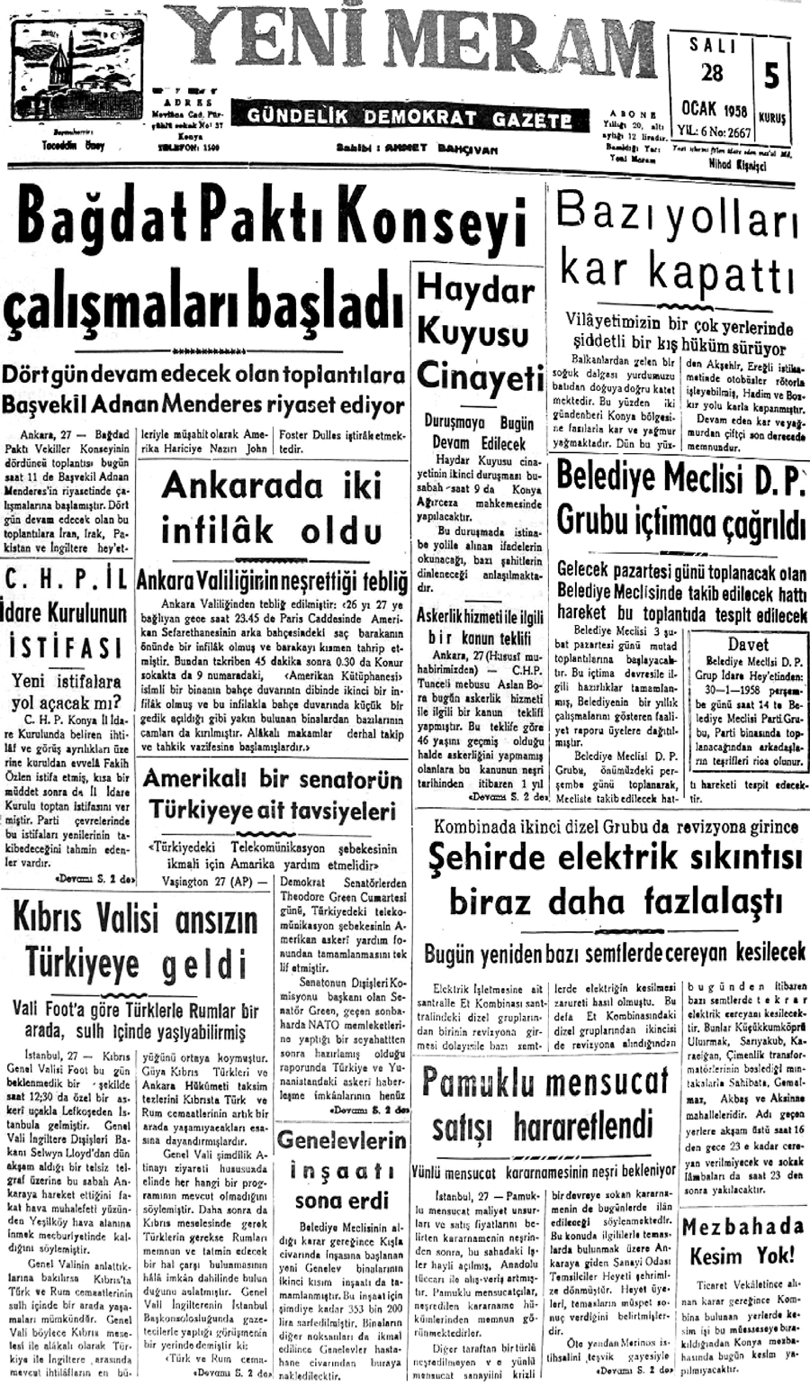 28 Ocak 2021 Yeni Meram Gazetesi