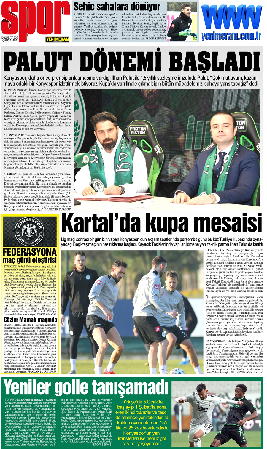 10 Şubat 2021 Yeni Meram Gazetesi