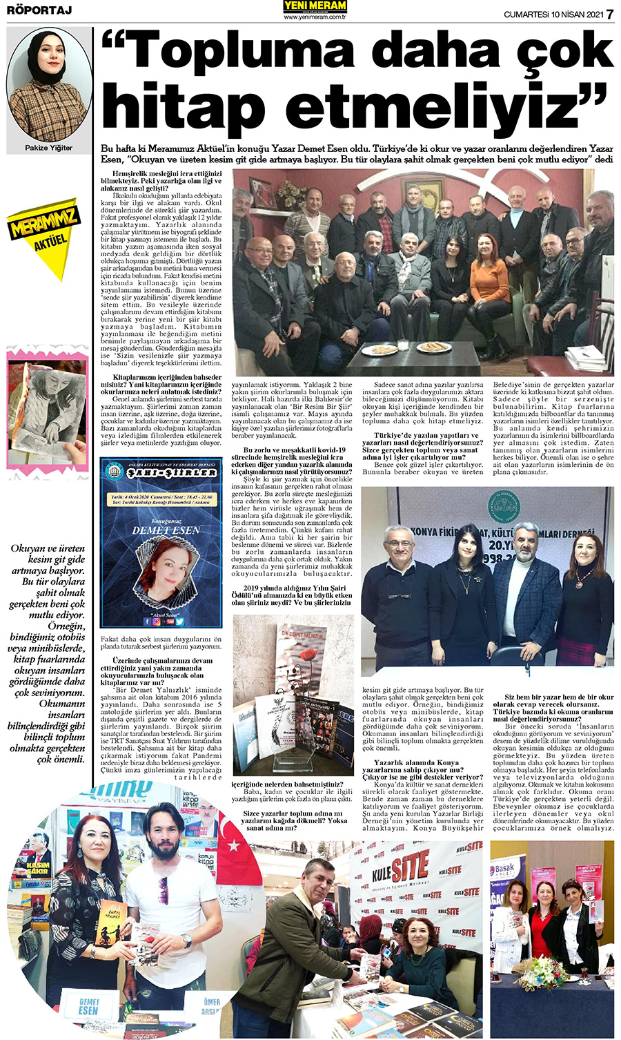 10 Nisan 2021 Yeni Meram Gazetesi