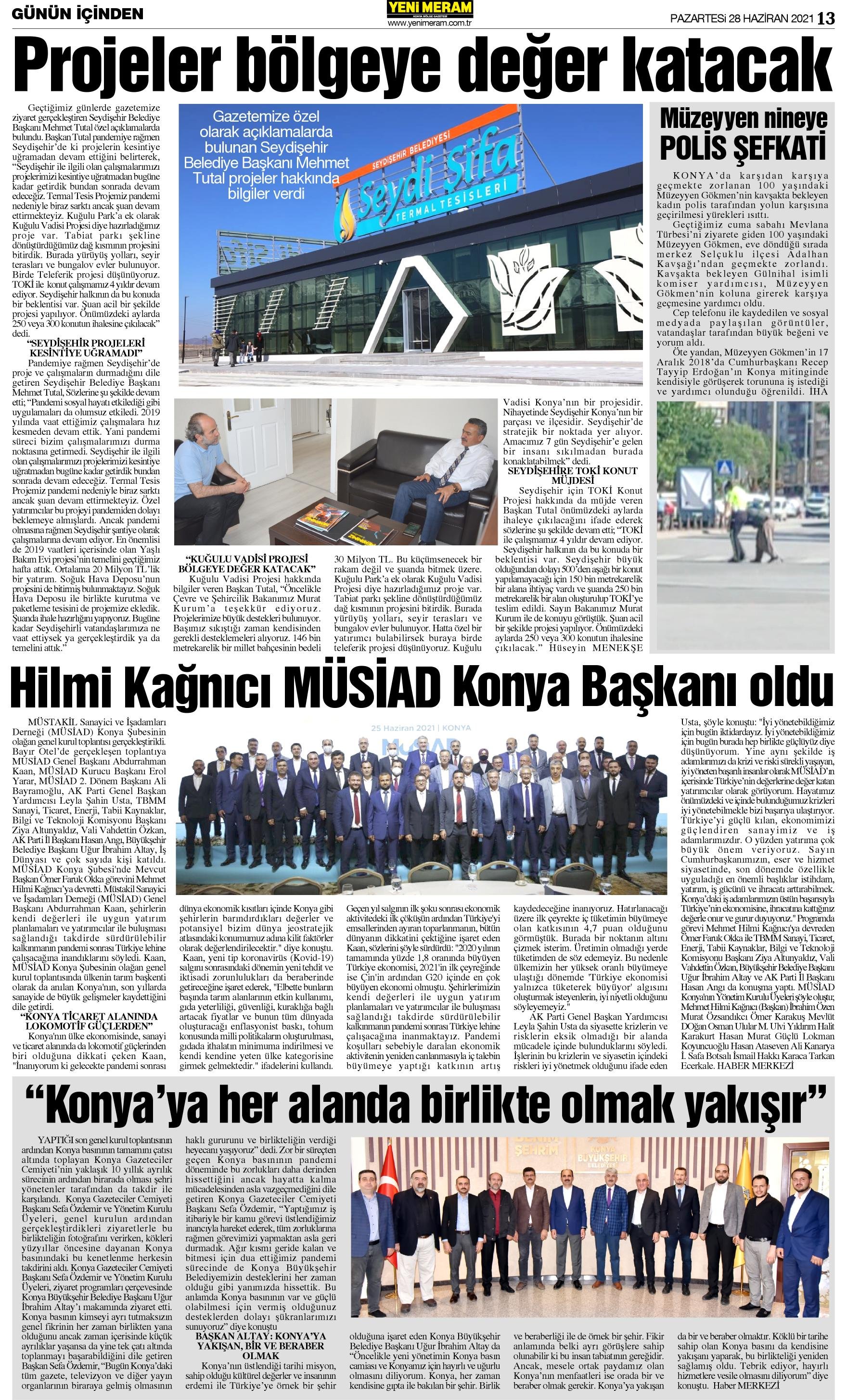 28 Haziran2021 Yeni Meram Gazetesi
