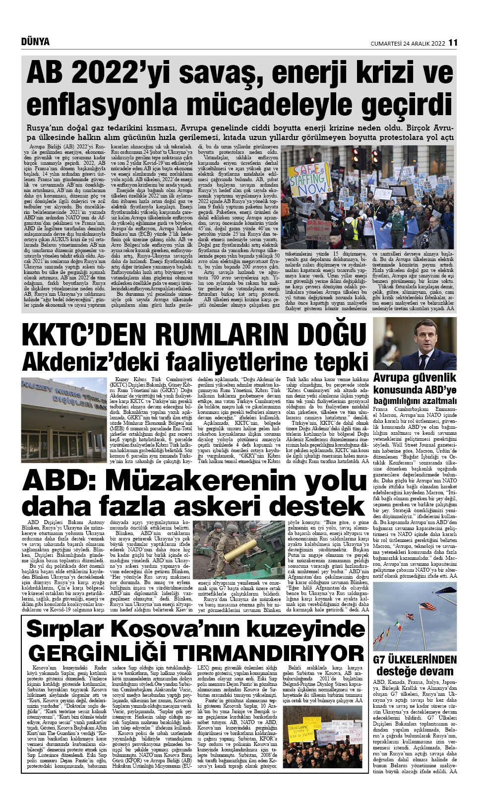 24 Aralık 2022 Yeni Meram Gazetesi