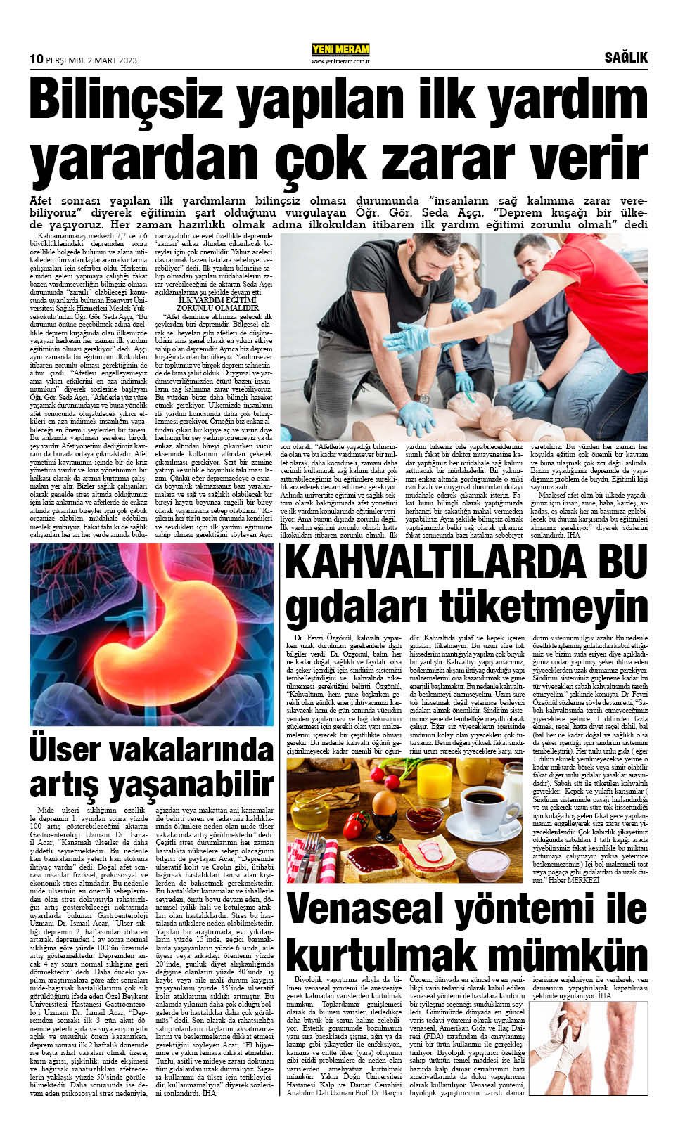 2 Mart 2023 Yeni Meram Gazetesi
