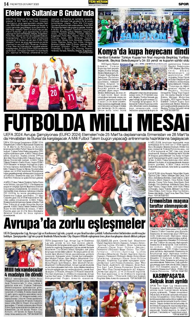 20Mart 2023 Yeni Meram Gazetesi
