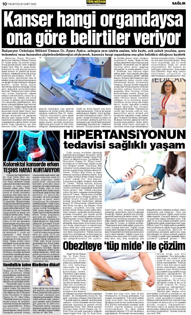 20Mart 2023 Yeni Meram Gazetesi
