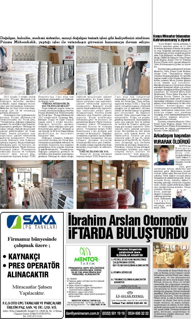 10 Nisan 2023 Yeni Meram Gazetesi
