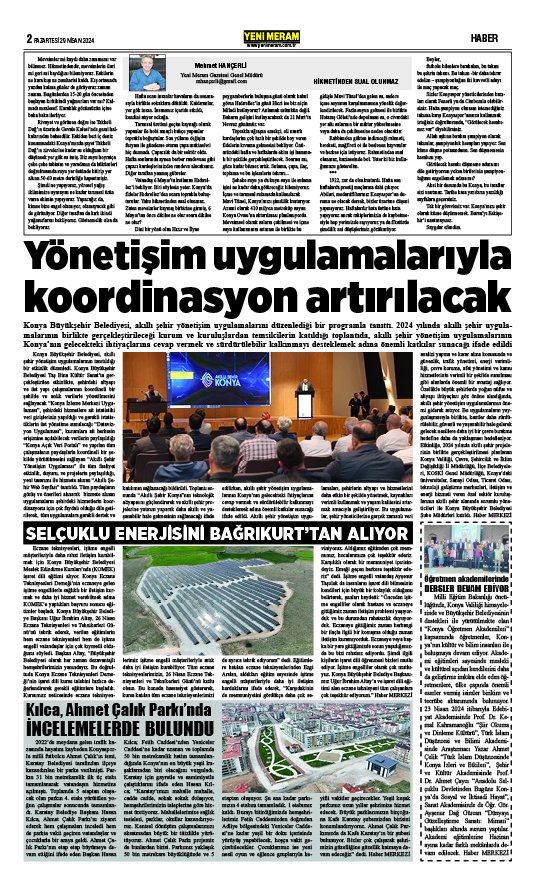 29 Nisan 2024 Yeni Meram Gazetesi
