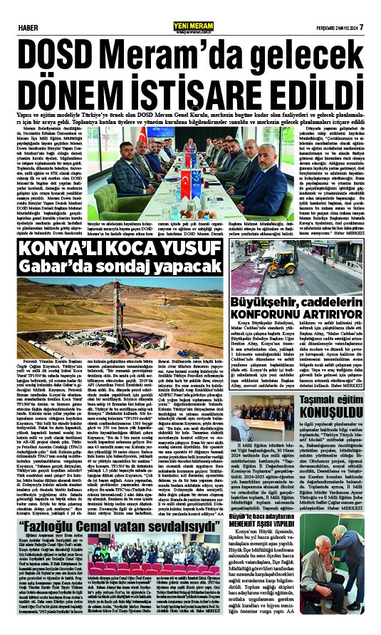 2 Mayıs 2024 Yeni Meram Gazetesi
