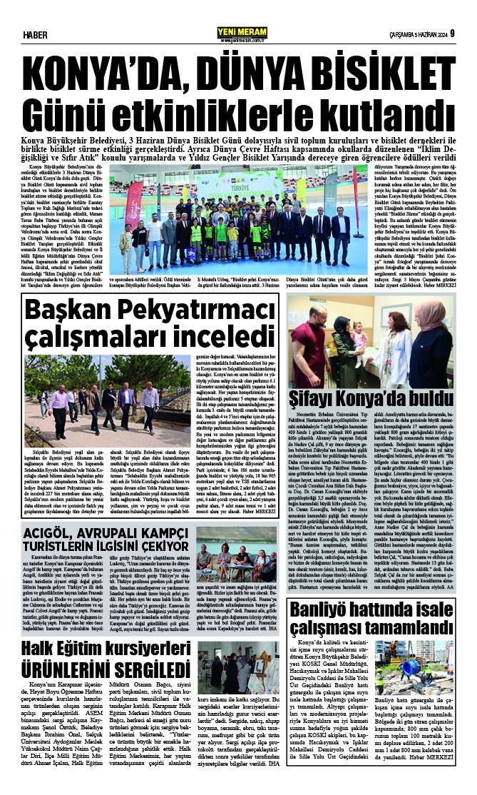 5 Haziran 2024 Yeni Meram Gazetesi
