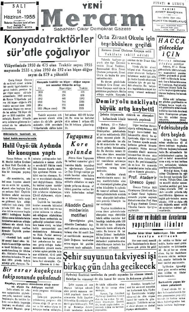 14 Haziran 2024 Yeni Meram Gazetesi
