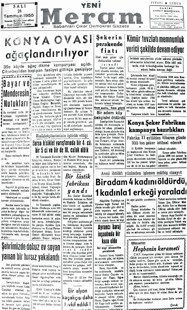 26 Temmuz 2024 Yeni Meram Gazetesi
