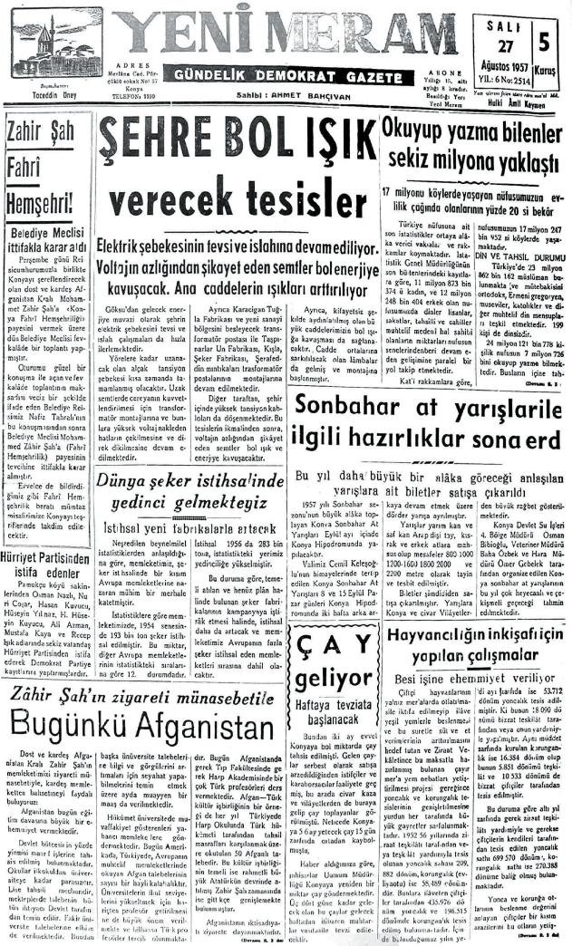 27 Ağustos 2024 Yeni Meram Gazetesi
