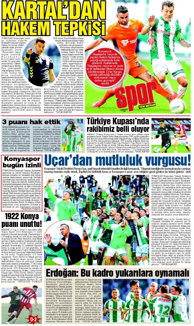 5 Kasım 2024 Yeni Meram Gazetesi
