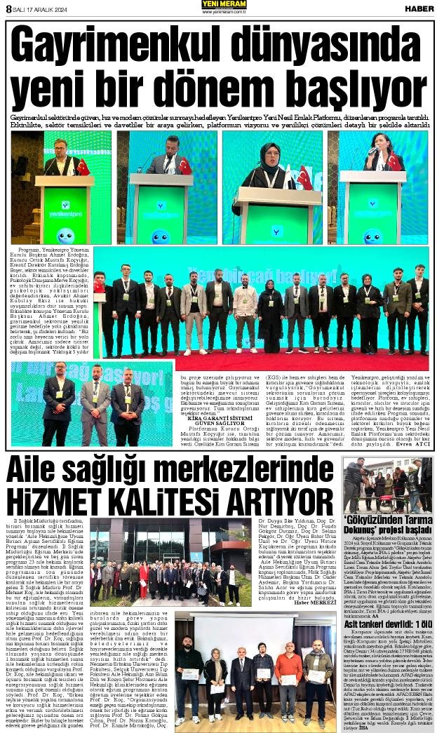 17 Aralık 2024 Yeni Meram Gazetesi
