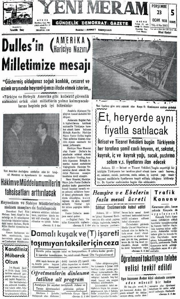 23 Ocak 2025 Yeni Meram Gazetesi
