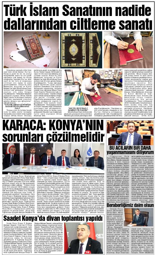 27 Ocak 2025 Yeni Meram Gazetesi
