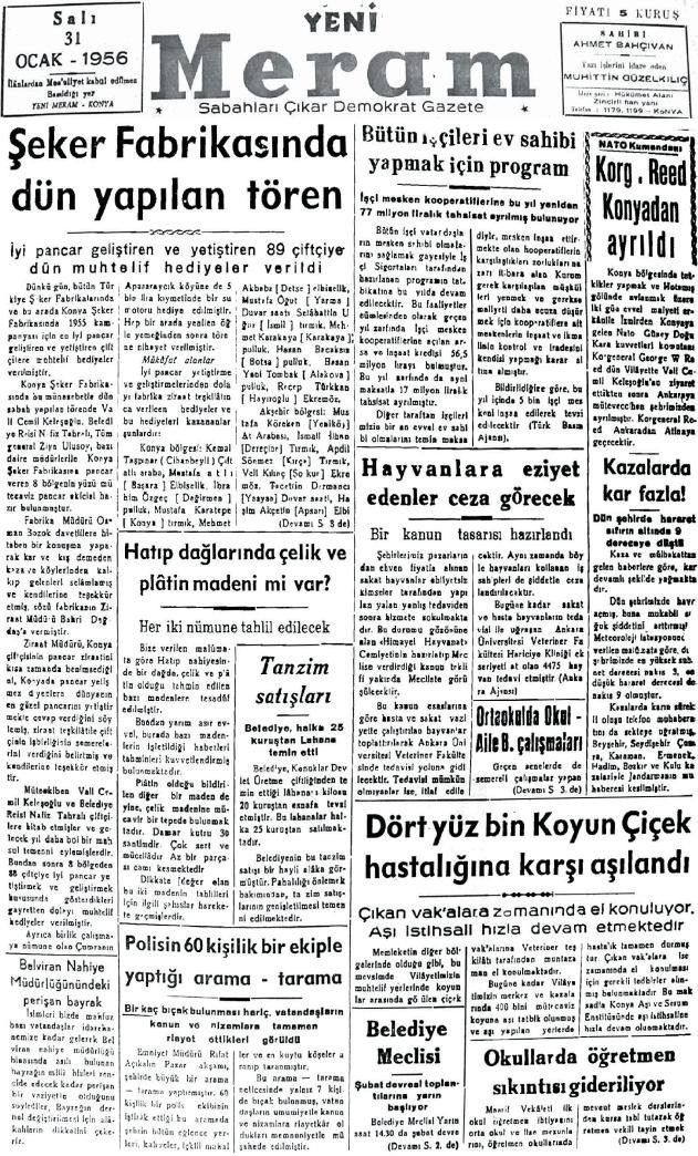 31 Ocak 2025 Yeni Meram Gazetesi
