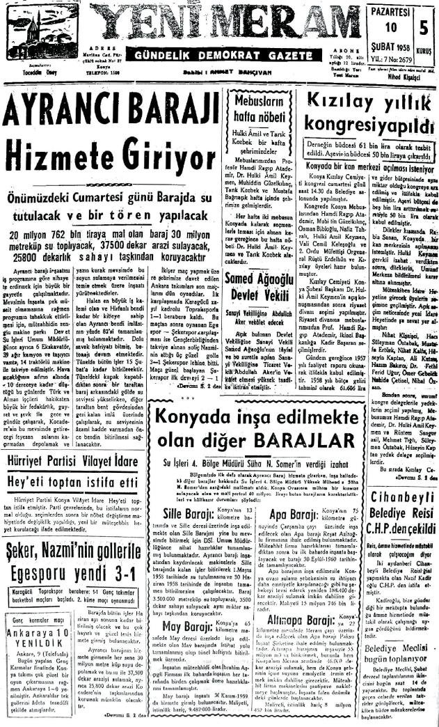 10 Şubat 2025 Yeni Meram Gazetesi
