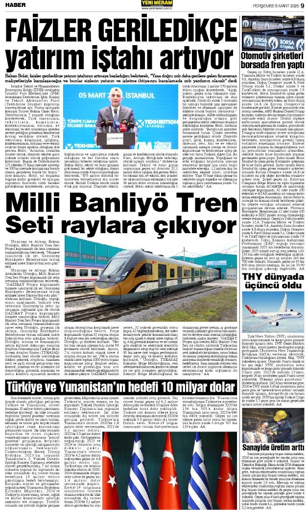 6 Mart 2025 Yeni Meram Gazetesi
