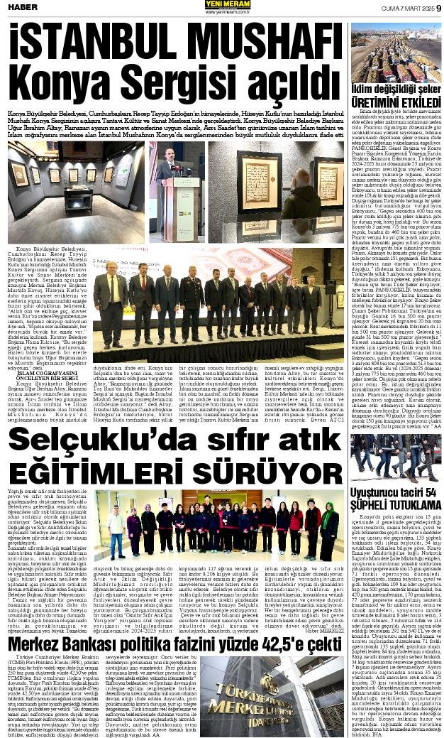 7 Mart 2025 Yeni Meram Gazetesi
