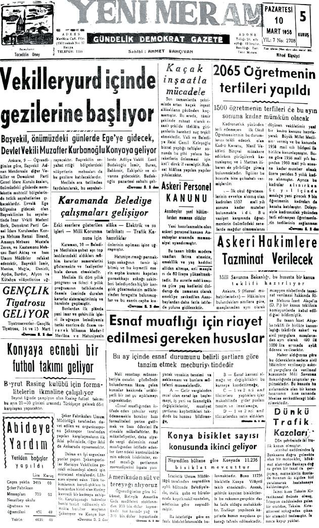 10 Mart 2025 Yeni Meram Gazetesi
