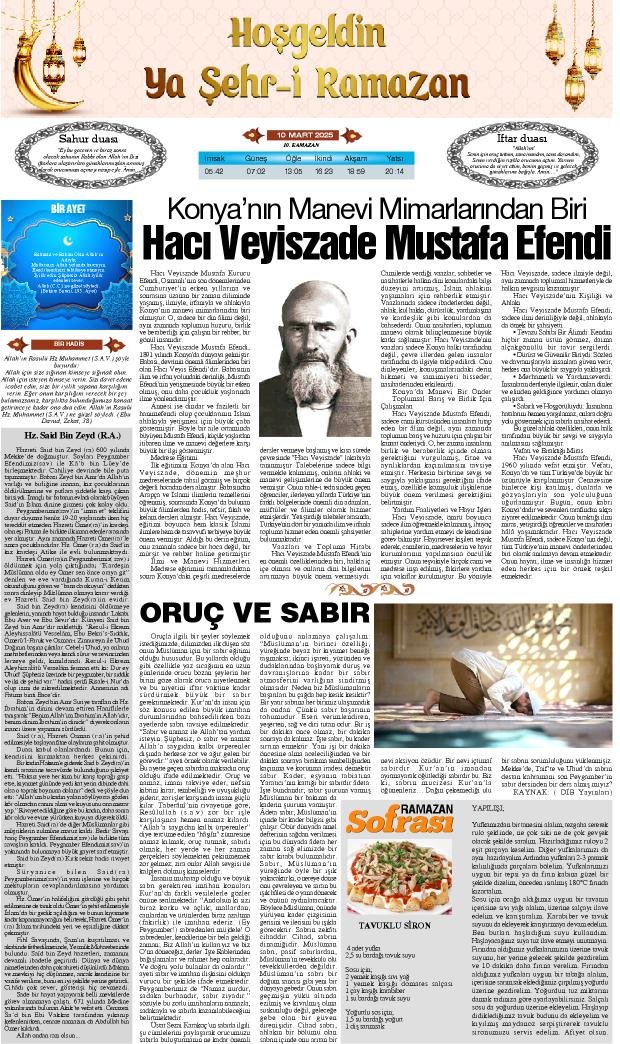 10 Mart 2025 Yeni Meram Gazetesi
