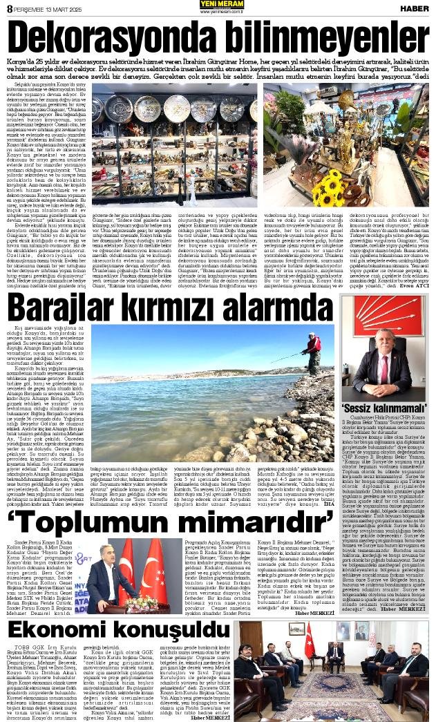 13 Mart 2025 Yeni Meram Gazetesi